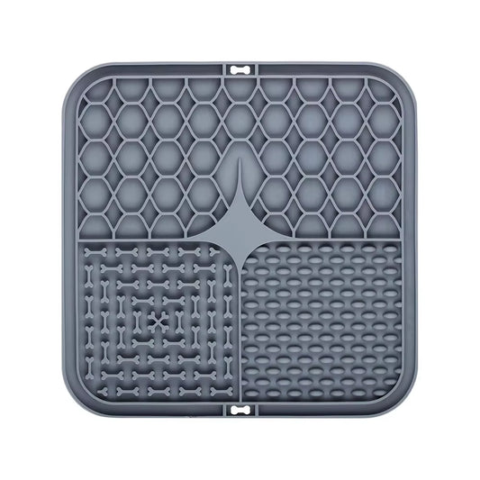 Silicone Licking Pad Pet Dog Lick Pad Bath Peanut Butter Slow Eating Licking Feeder Cats Lickmat Feeding Dog Lick Mat Supplies